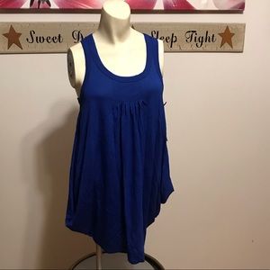 🦉New Wurl Royal Blue Tank Top Size Small